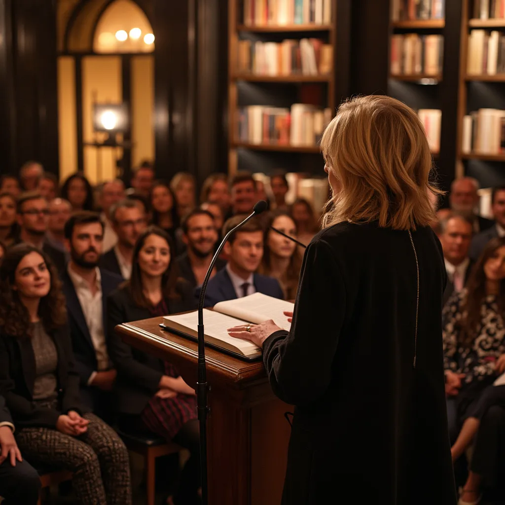 Book launch event detailed view